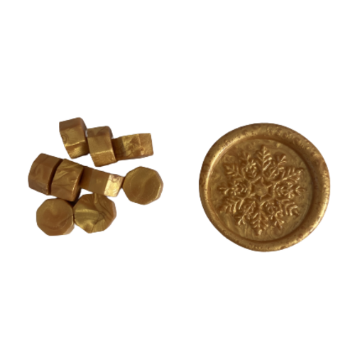 Wax Seal Beads 100 Gold Wax Beads Rainbows & Raindrops Wax Seal Co.