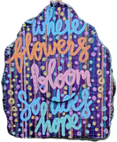 Fairy Door Where Flowers Bloom So Does Hope Rear of Door