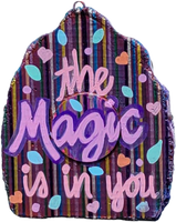 Handmade Fairy Door - The Magic Is In You Rear of Door