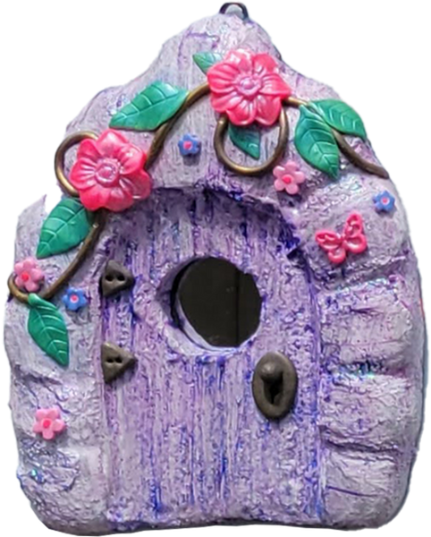Handmade Fairy Door - The Magic Is In You Front of Door