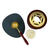Navy Blue Makers Mat Wax Seal Stamp Starter Set