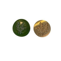 Rosemary Wax Seal Stamp and sample stamp